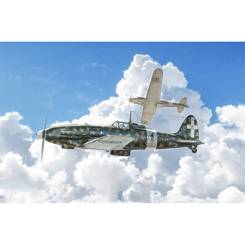 Italeri 1439S – 1:72 Mc 202 Folgore, Building, Stand Model Making, Crafts, Hobby, Gluing, Plastic Construction Kit, Detailed, Multicoloured