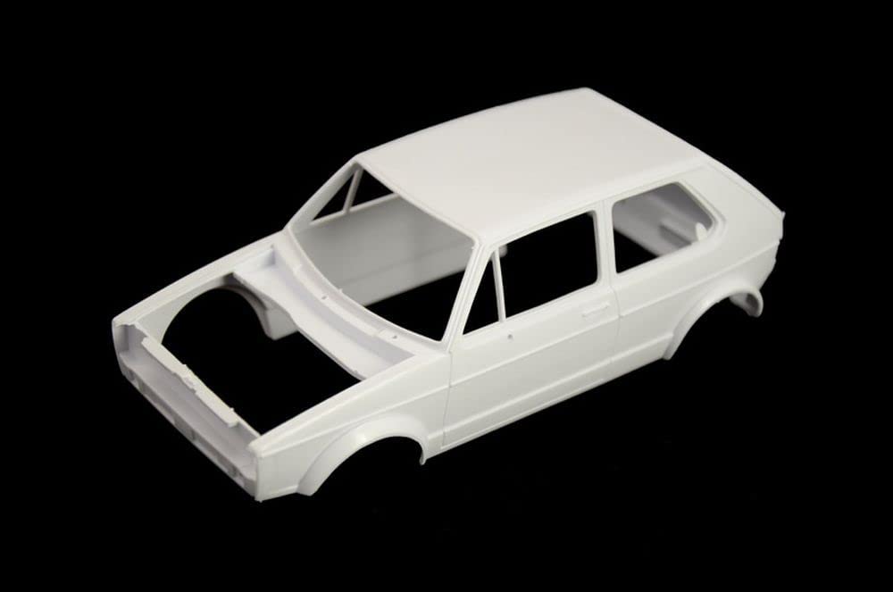 Italeri 3622S 3622S-1:24 VW Golf GTI Rabbit, Model Building, Construction Kit, Stand Model Making, Crafts, Hobby, Gluing, Plastic Kit, Detailed Unpainted,Unvarnished