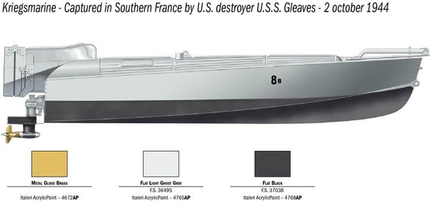 Italeri ITA5623 Model kit, Grey