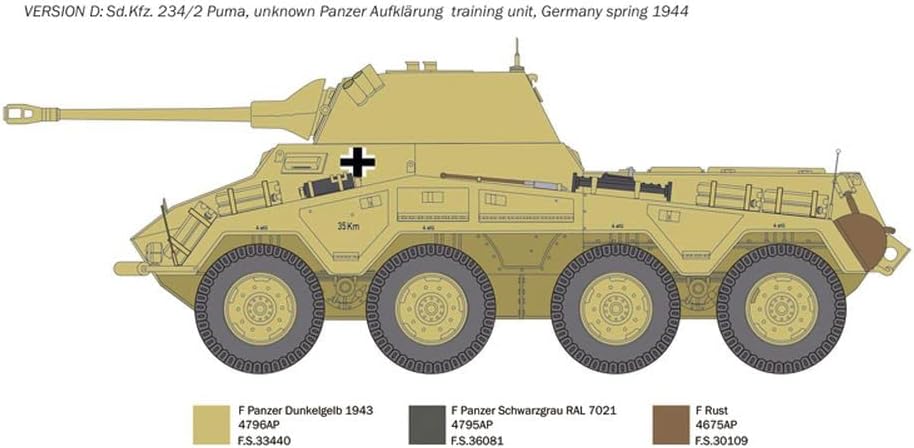 Italeri - SD,kfz 234/2 Puma 1:35 * (Ita6572s