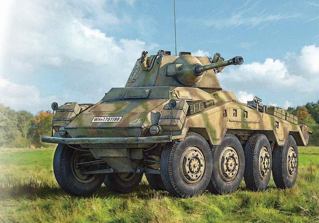 Italeri 6572 Sd.Kfz.234/2 Puma 1:35 Plastic Tank Model Kit