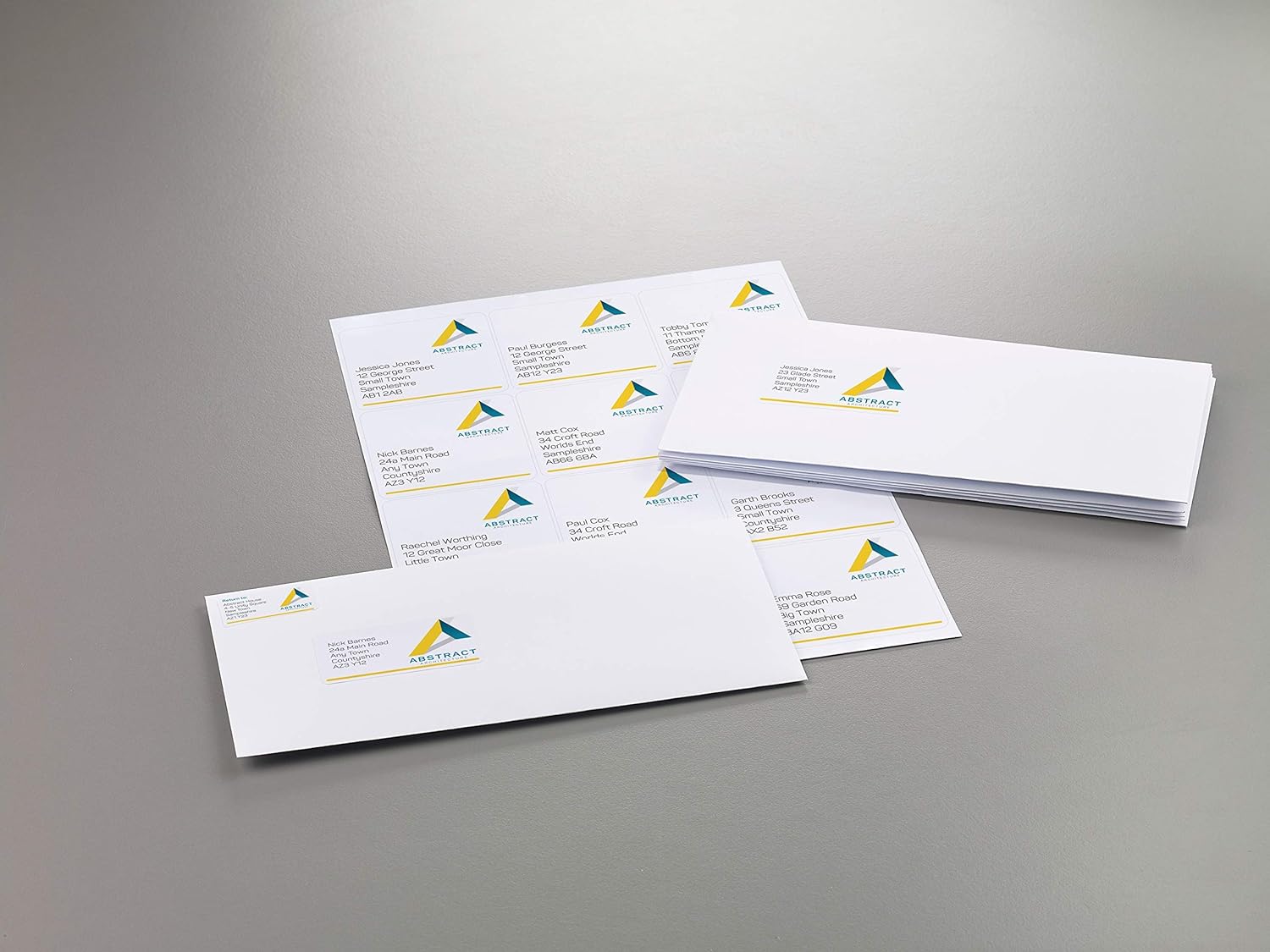 Avery Self Adhesive Mini Organising Return Address Labels, Laser Printers, 65 Labels per A4 sheet, 1625 labels, UltraGrip (L7651), White, 25 Sheets