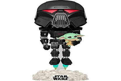 Funko Pop! Star Wars: Mandalorian - Dark Trooper With Child - Glow In the Dark - the Mandalorian - Collectable Vinyl Figure - Gift Idea - Official Merchandise - Toys for Kids & Adults - TV Fans