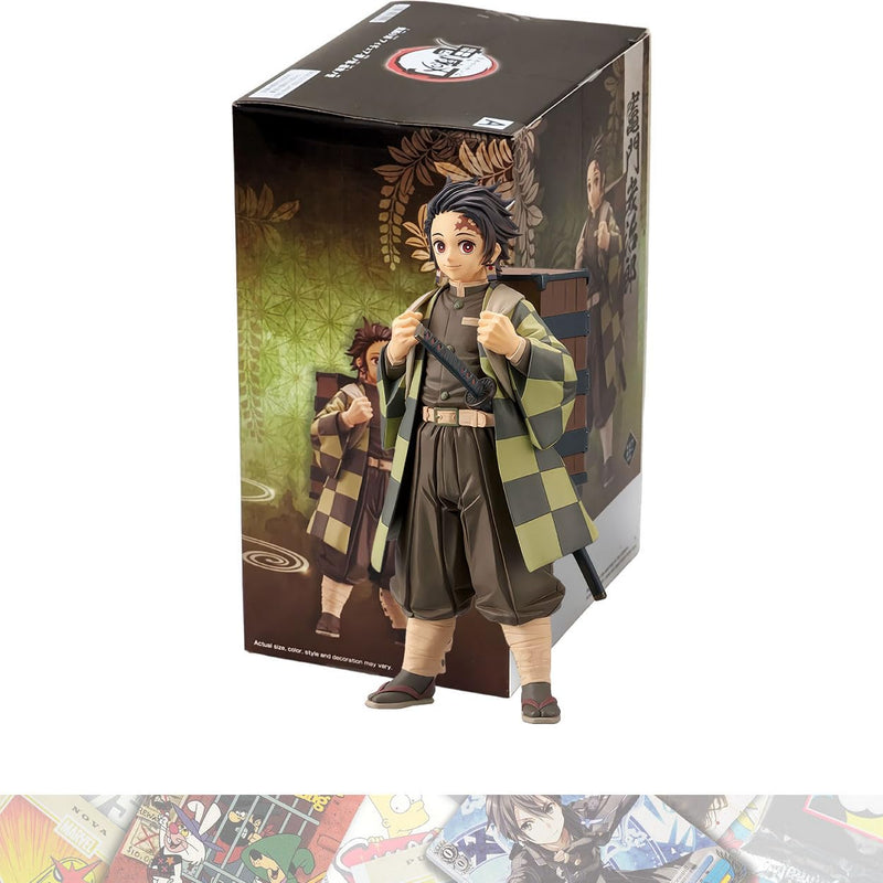 Tanjir o Kamado: 16cm Kizuna no Sou Statue Figurine Vol.19 Bundled with 1 A.C.G. Compatible Theme Trading Card (18090
