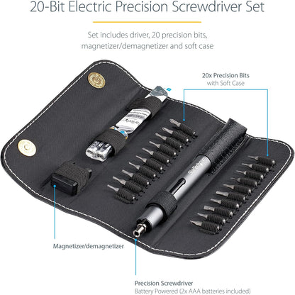 20-Bit Mini Electric Precision Screwdriver Portable Powered
