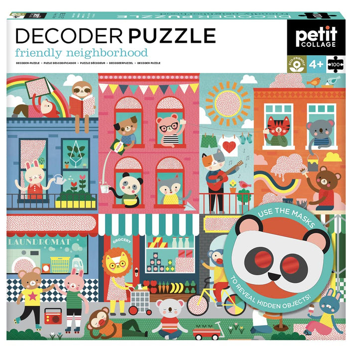 Petit Collage Friendly Neighborhood Decoder Puzzle, 100