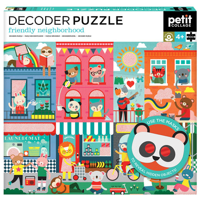 Petit Collage Friendly Neighborhood Decoder Puzzle, 100