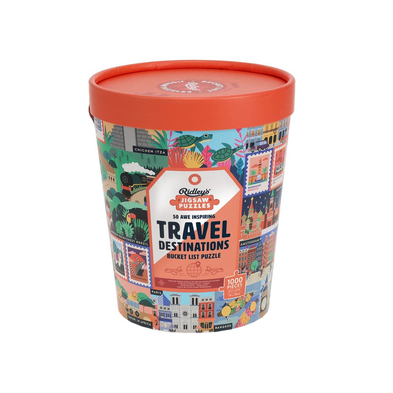 Ridley's JIG060 Jigsaw Puzzle, 50 awe-Inspiring Travel Destinations