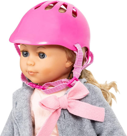 Bayer Design 79603AA Dolls Bicycle Helmet, Pink