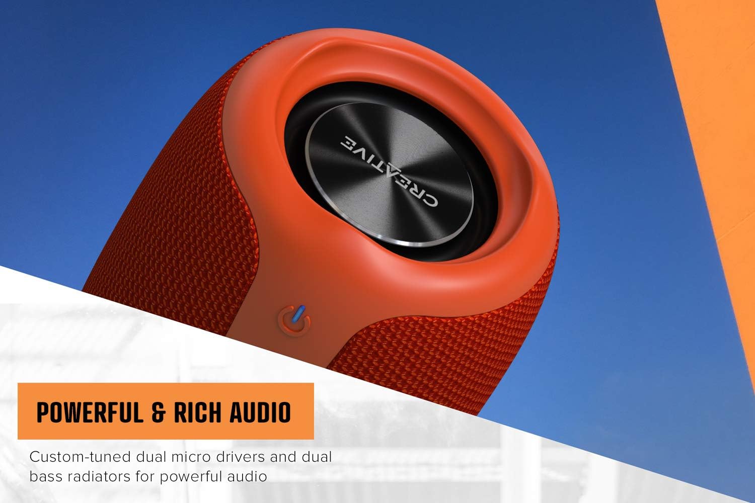 Creative - Muvo Play Waterproof Bluetooth Speaker