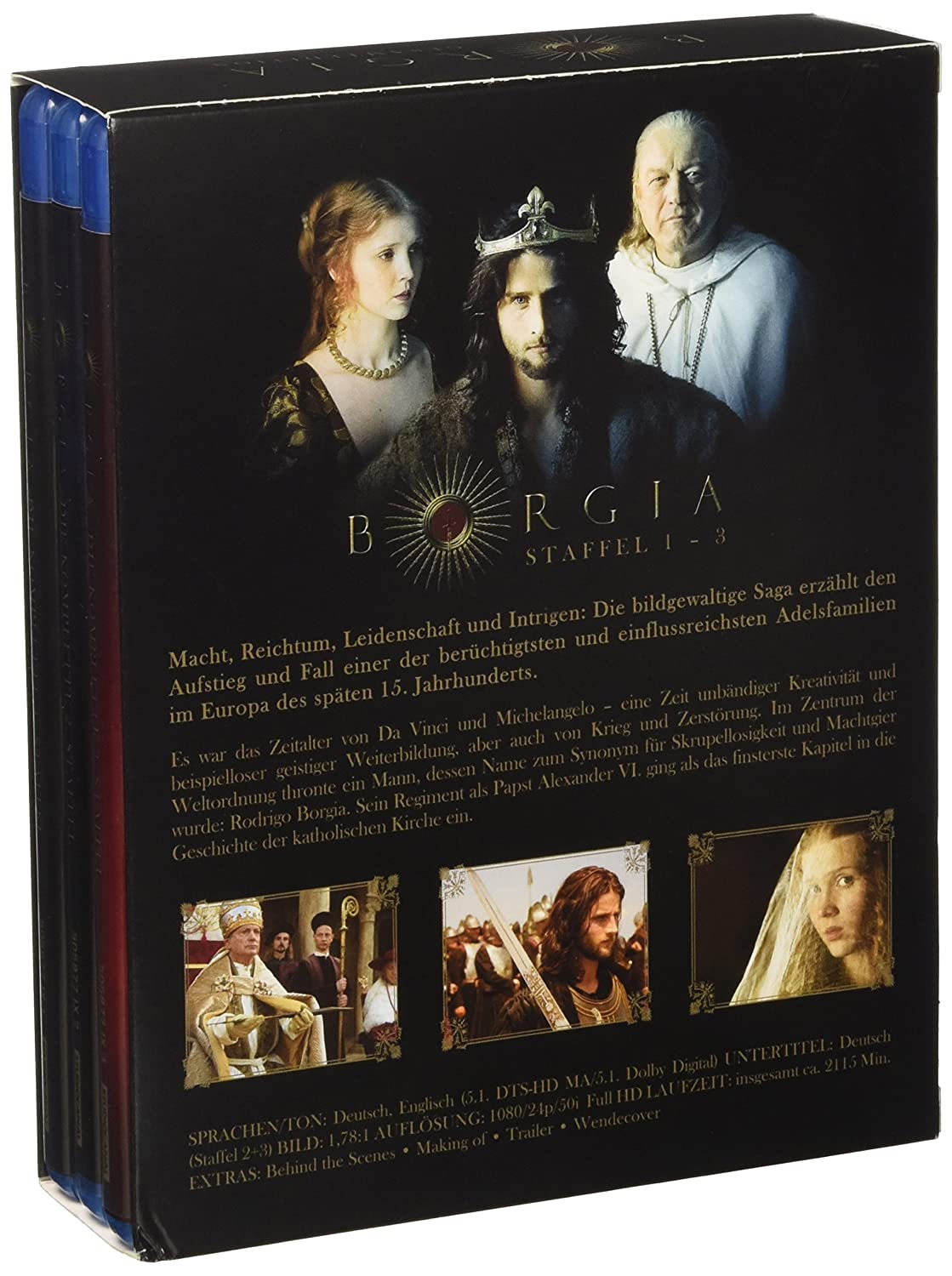 Borgia (Complete Series 1-3) - 8-Disc Box Set ( Borgia - Complete Series One, Two & Three )