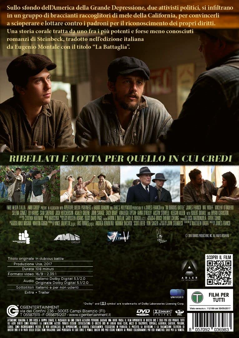 In Dubious Battle - Il Coraggio Degli Ultimi (DVD
