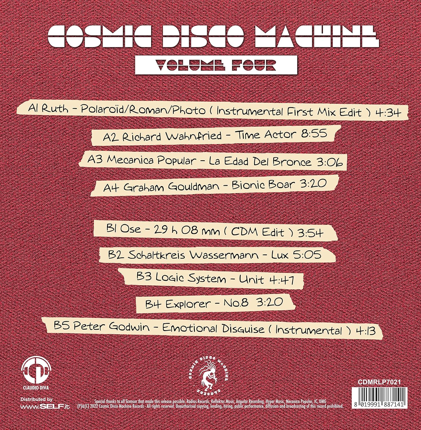 Cosmic Disco Machine Vol 4