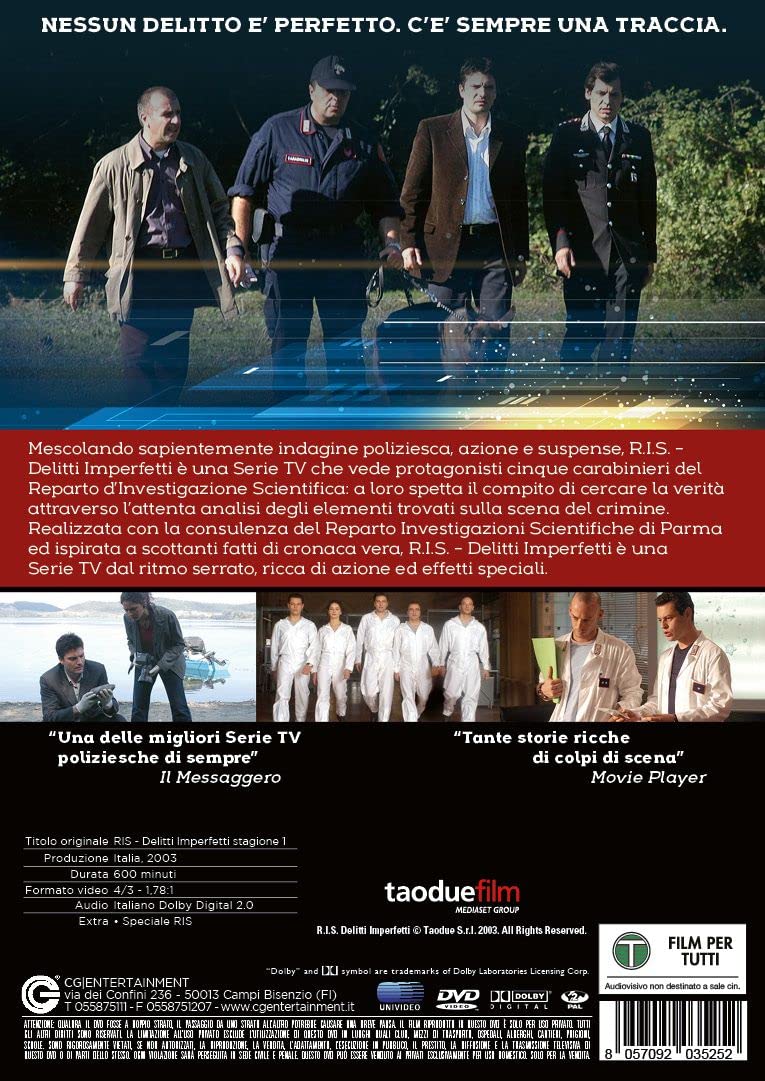 R.I.S. - Delitti Imperfetti - Stagione 1 (3 DVD