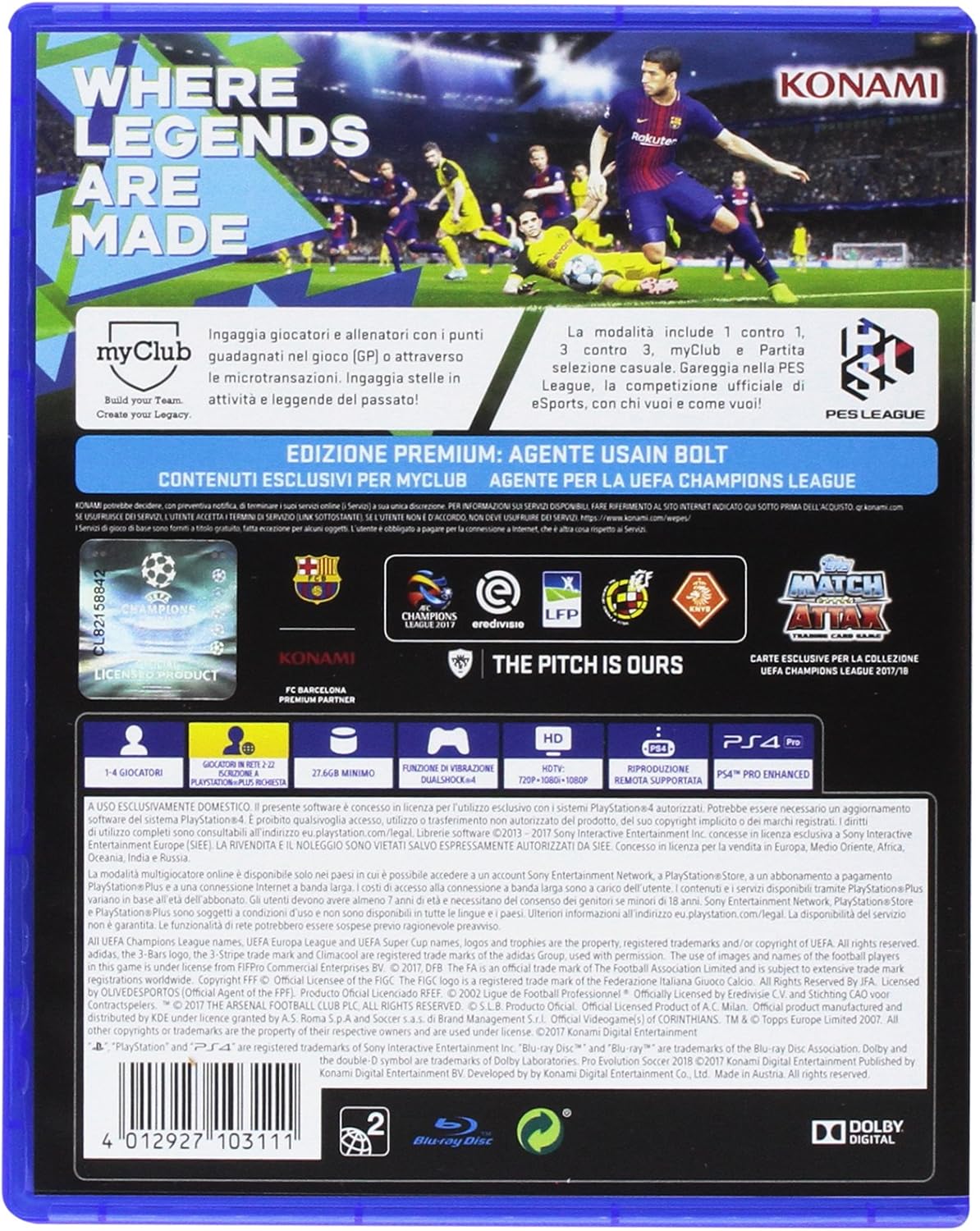 Pro Evolution Soccer 2018 (Premium Edt.