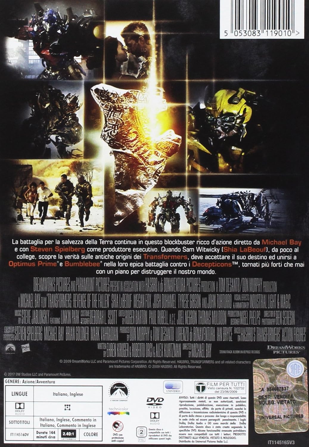Transformers-La Vendetta Del Caduto