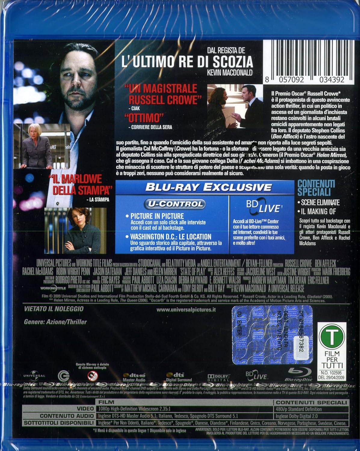 State Of Play - (Italian Import)