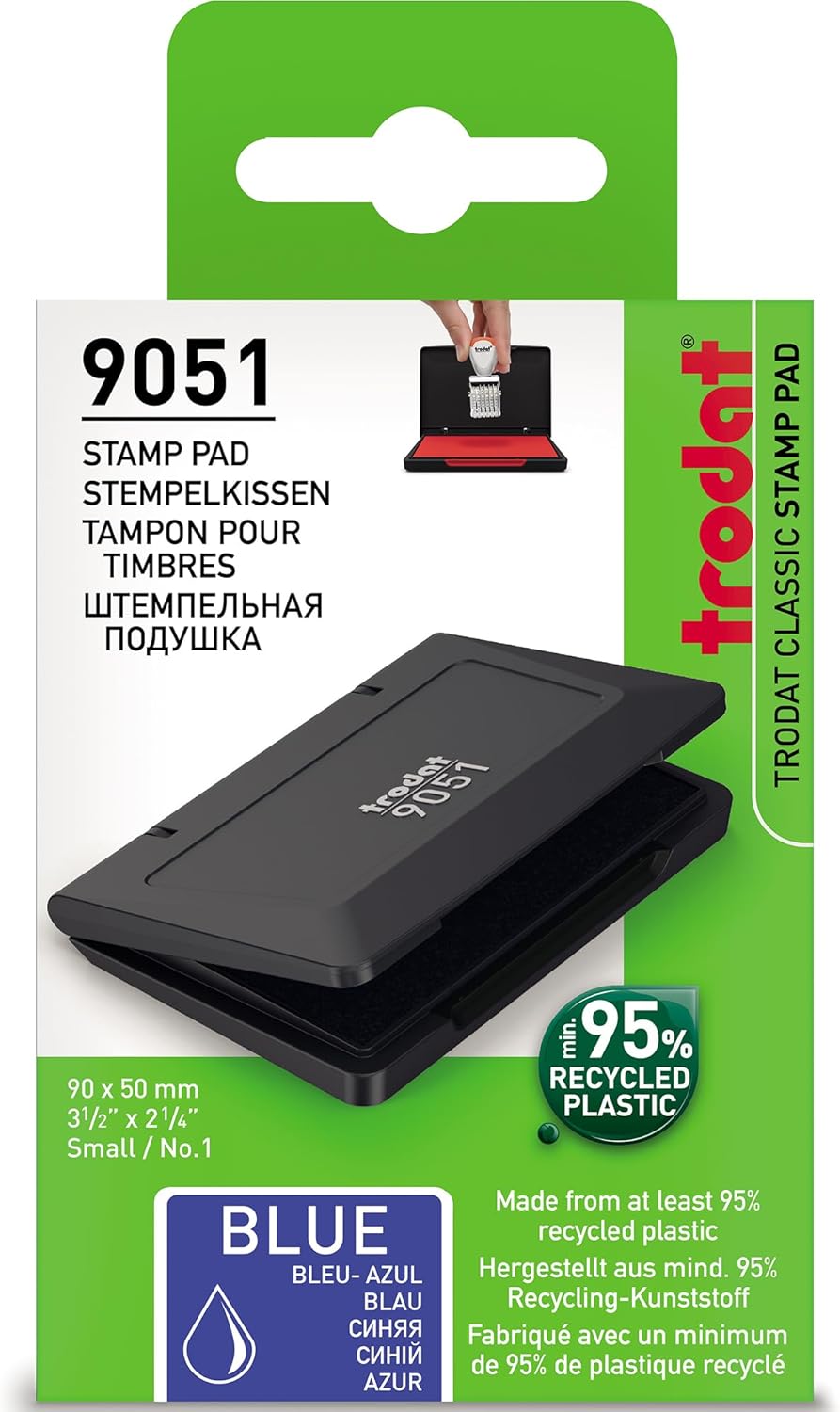 Trodat 9051 Hand Stamp Pad, 90 x 50 mm
