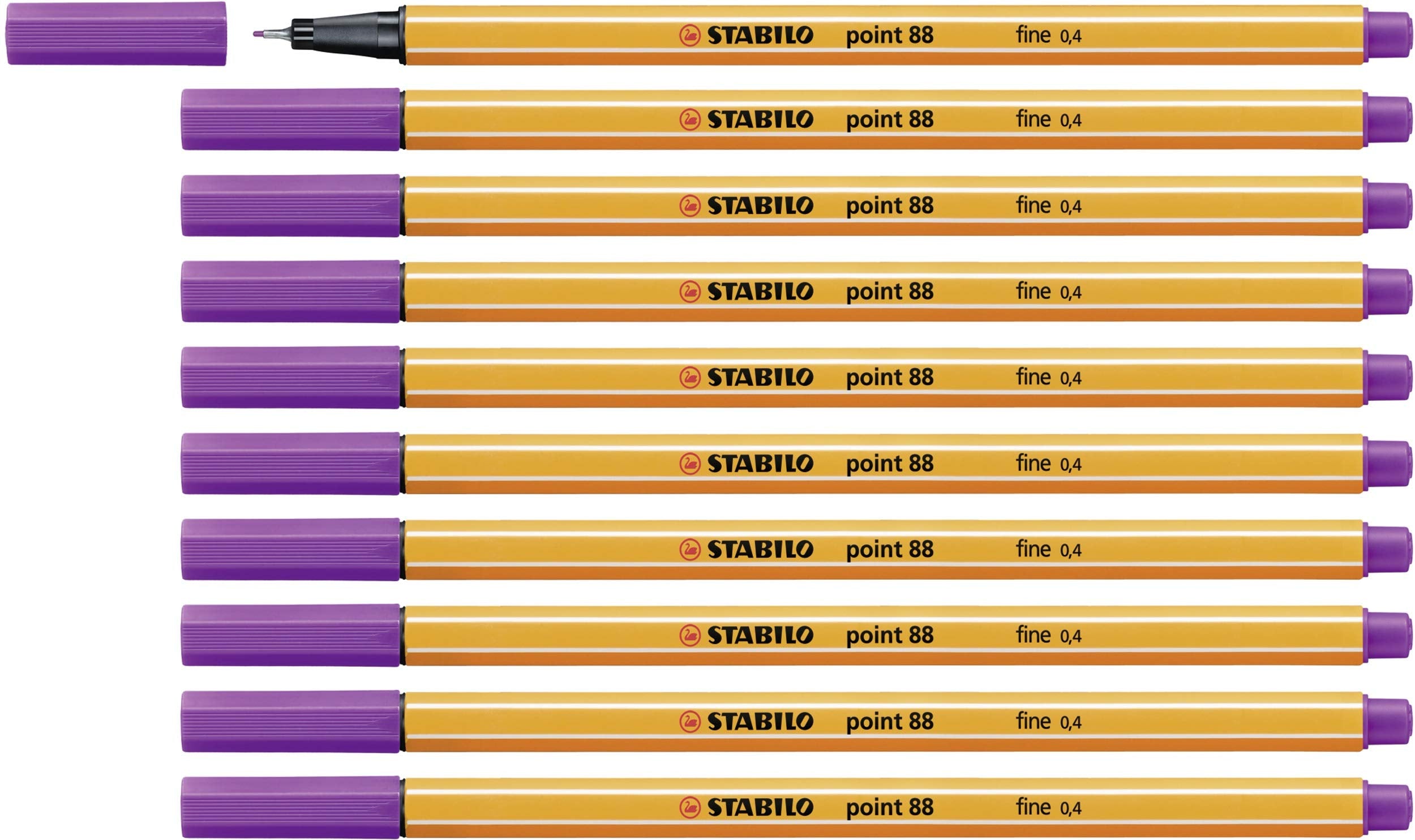 Fineliner - STABILO point 88 - Pack of 10