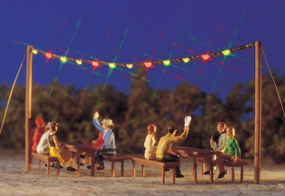 Busch 5408 Summer Night Party Set HO Scenery Scale Model Scenery