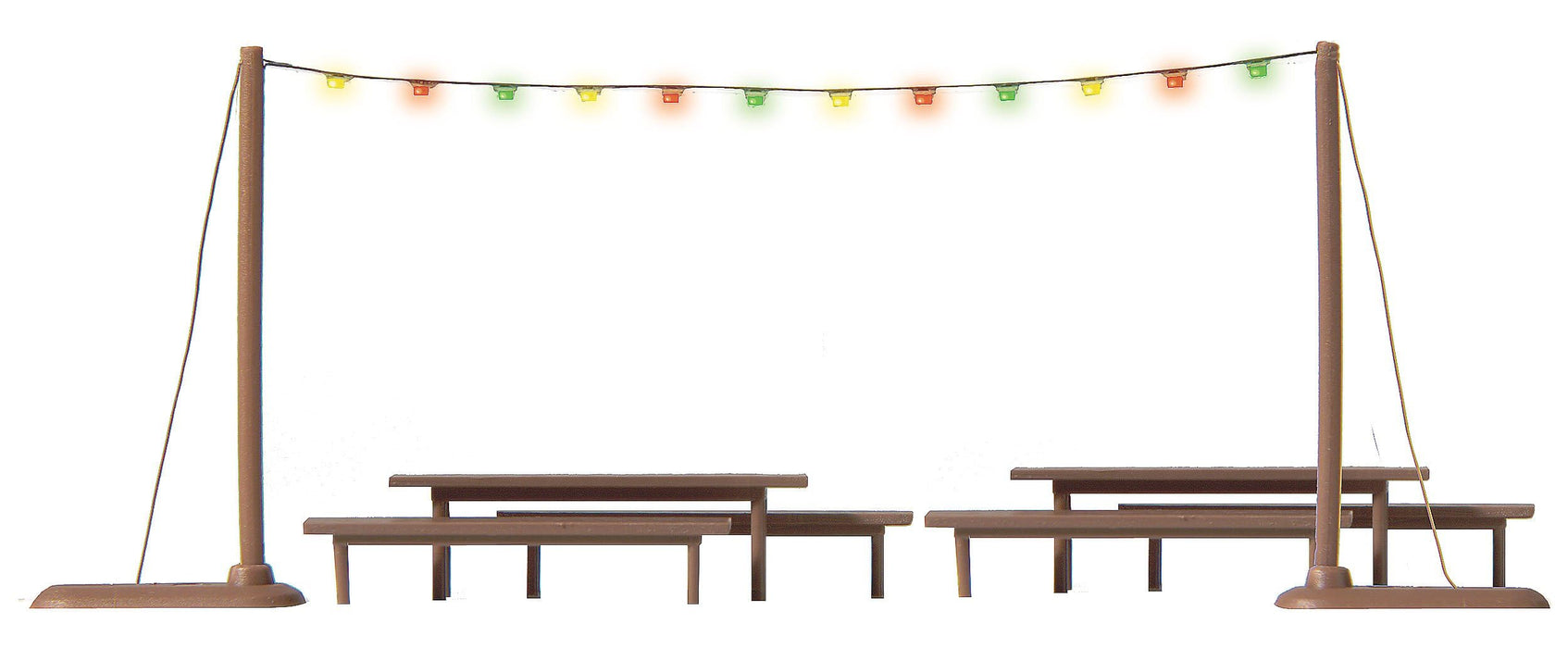 Busch 5408 Summer Night Party Set HO Scenery Scale Model Scenery