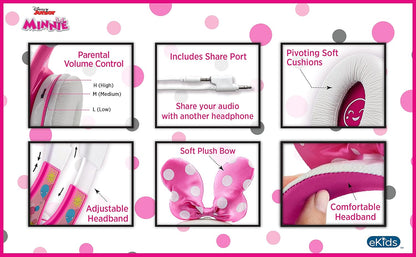 Ekids - Headphones For Kids With Volume Control To Protect Hearing