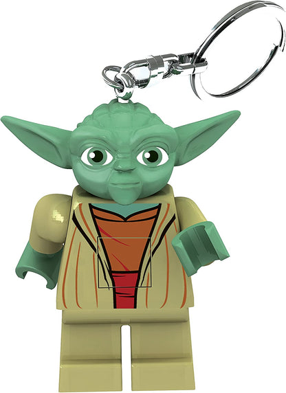 IQ Lego Star Wars Portachiavi con torcia e LED - figura da 76 mm - 2 batterie CR2025 incluse