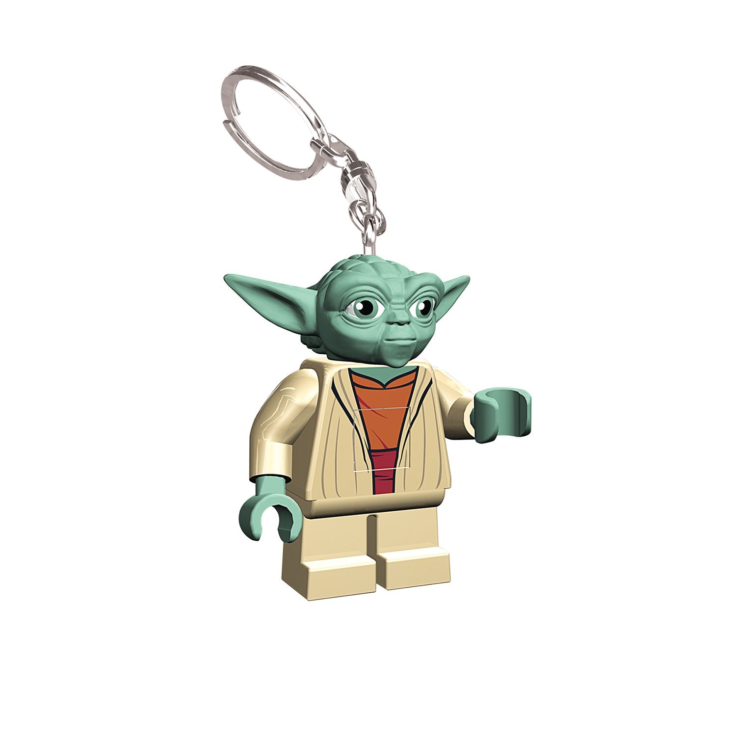 IQ Lego Star Wars Portachiavi con torcia e LED - figura da 76 mm - 2 batterie CR2025 incluse