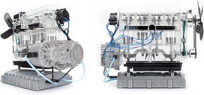 Franzis 67157 Engine Model, Transparent, Multi-Coloured