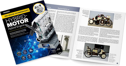 Franzis 67157 Engine Model, Transparent, Multi-Coloured