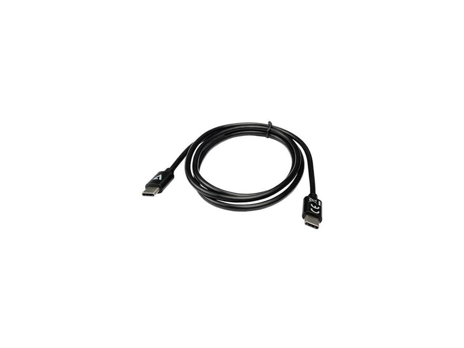 V7 - CABLES USB-C CABLE 480MBPS 1M BLACK BLACK DATA AND POWER CABLE