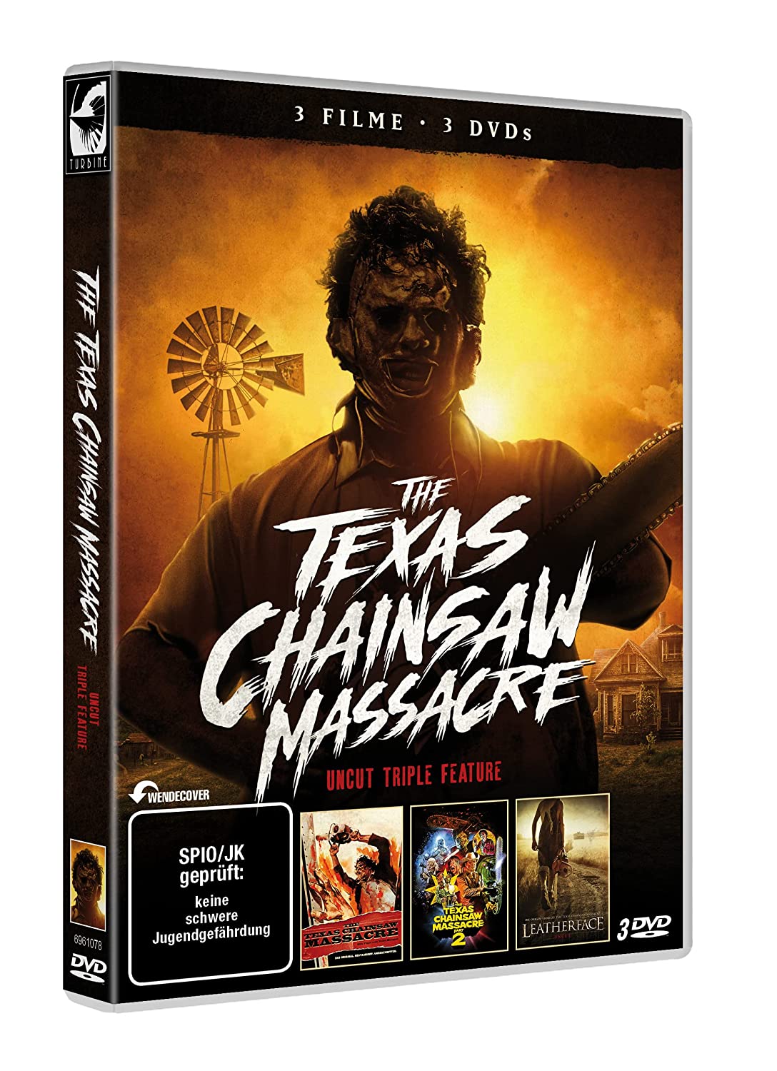 HOOPER, TOBE / MAURY, JULIEN / BUSTILLO, ALEXANDRE - THE TEXAS CHAINSAW MASSACRE - UNCUT TRIPLE-FEATURE