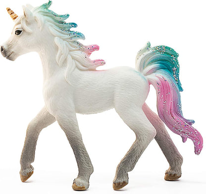 Schleich bayala, Unicorn Toys for Girls and Boys, Sea Unicorn Baby with Gems, Blue and Pink, Ages 5+