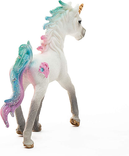 Schleich bayala, Unicorn Toys for Girls and Boys, Sea Unicorn Baby with Gems, Blue and Pink, Ages 5+