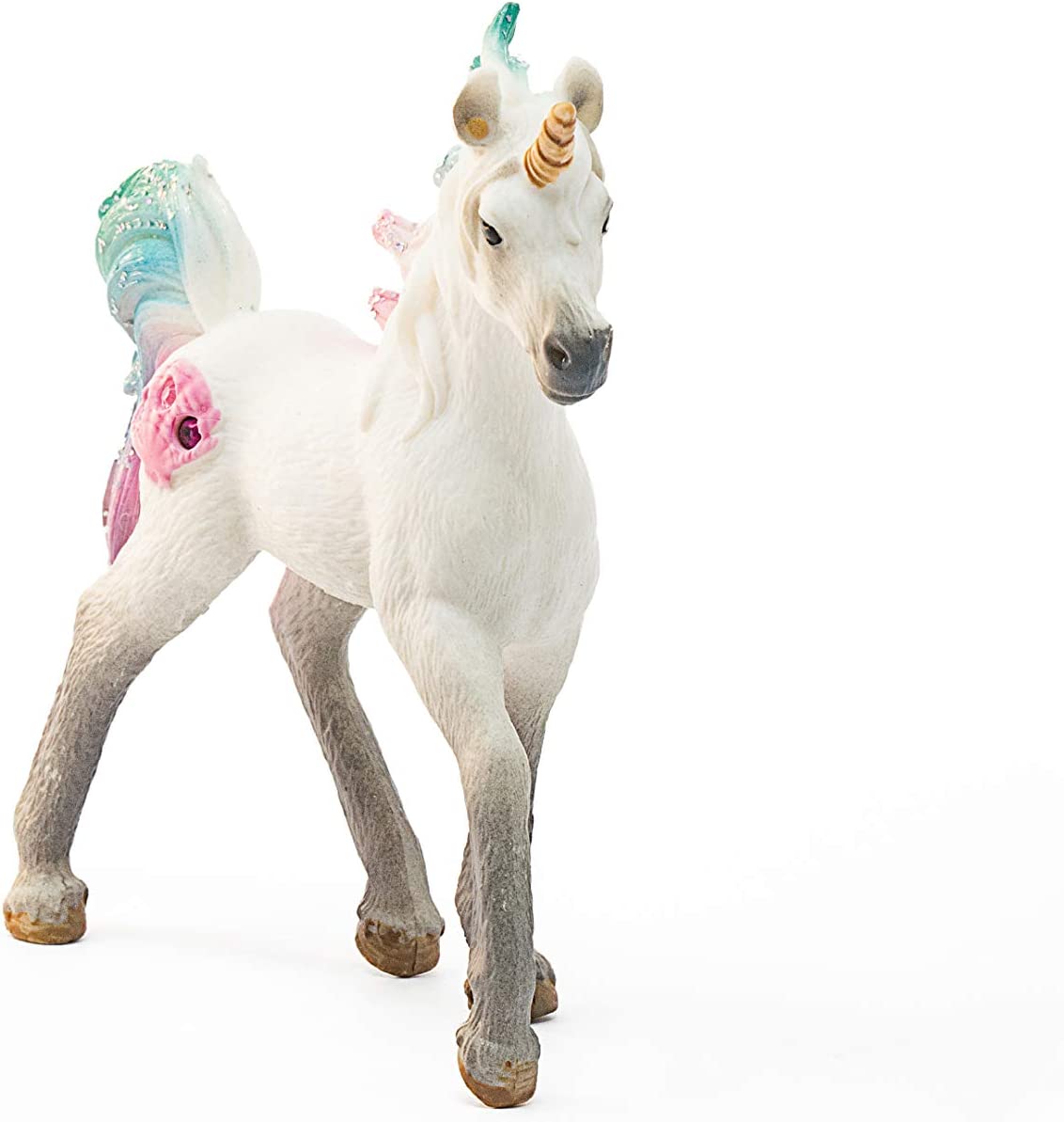 Schleich bayala, Unicorn Toys for Girls and Boys, Sea Unicorn Baby with Gems, Blue and Pink, Ages 5+