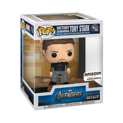 Funko POP! Deluxe: Marvel - Tony Stark Shawarma - Avengers - Collectable Vinyl Figure - Gift Idea - Official Merchandise - Toys for Kids & Adults - Movies Fans Pop! Deluxe (Exc)