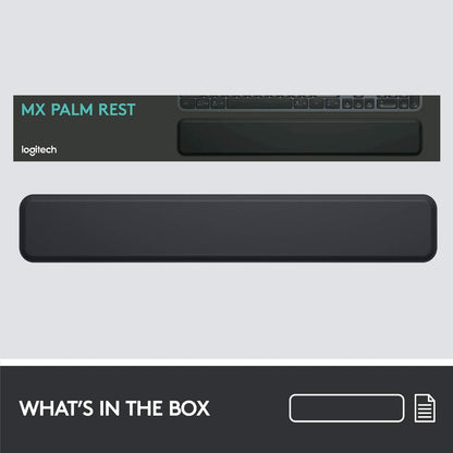 Logitech MX Palm Rest (für MX Keys, Rutschfestes Premium-Material für Komfort bei stundenlangem Tippen