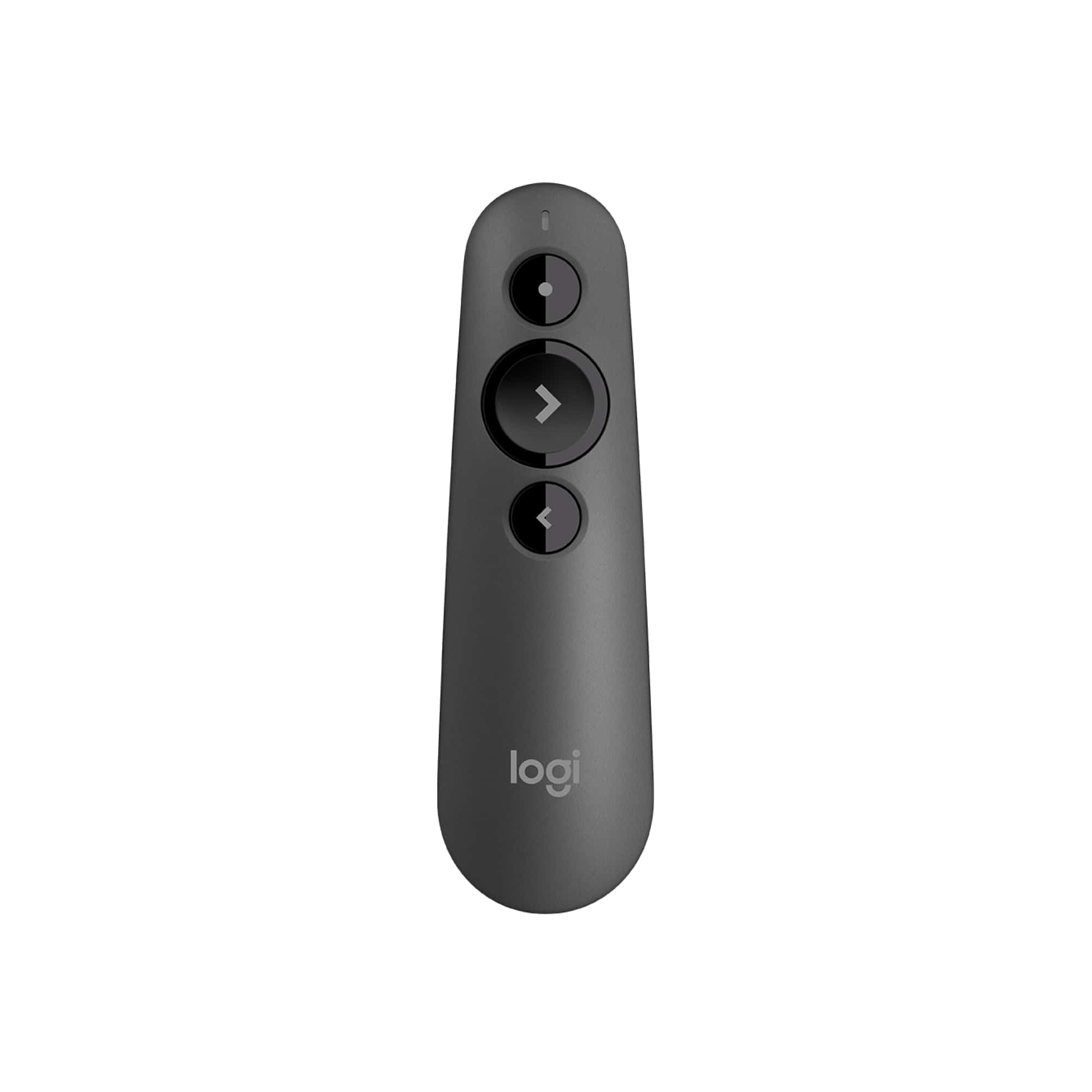 Logitech R500s Laser Class 1 Presenter Bluetooth and USB / Presentation Clicker - Universal Compatibility, 20m range, Customisable, Smart Battery 12 months usage