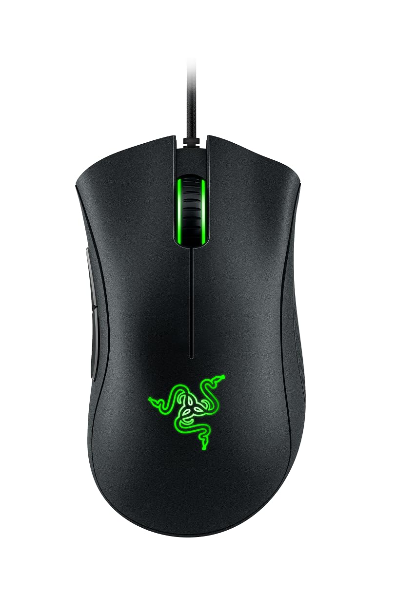 Razer DeathAdder Essential (2021) - Wired Gaming Mouse (Optical Sensor, 6400 DPI, 5 Programmable Buttons, Ergonomic Form Factor