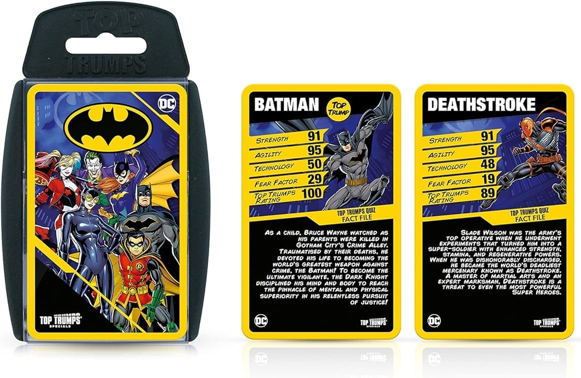 Top Trumps (WM02702-EN1-6)Batman Specials,Black