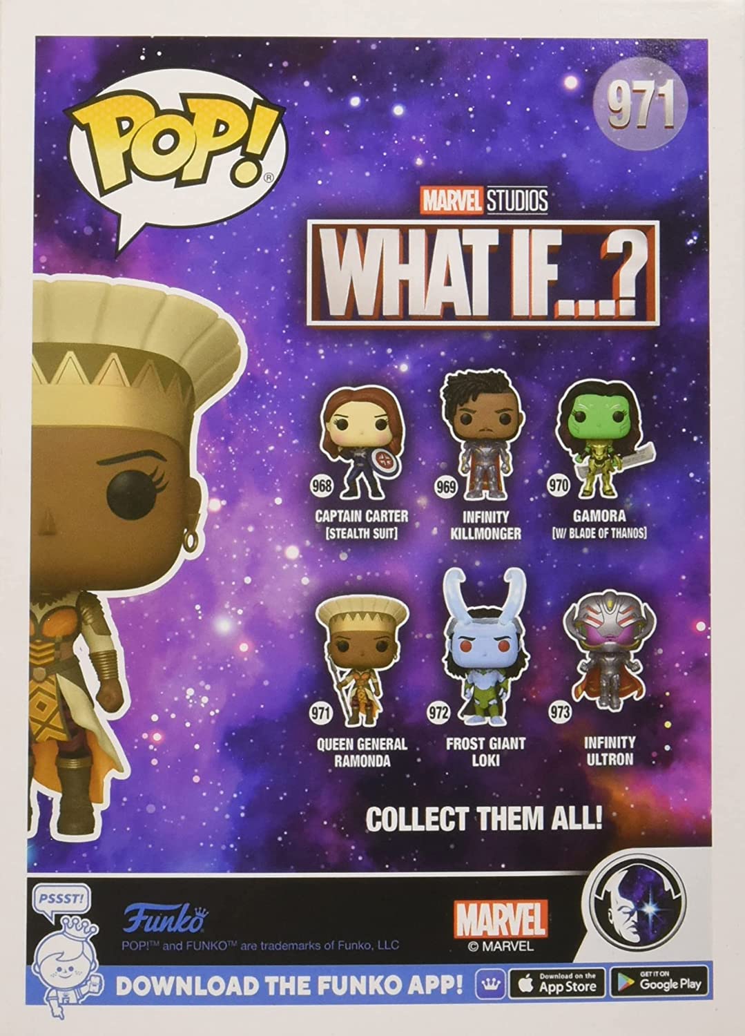 Funko POP! Marvel - What If - the Queen General Ramonda - Marvel What If - Collectable Vinyl Figure - Gift Idea - Official Merchandise - Toys for Kids & Adults - TV Fans - Model Figure for Collectors