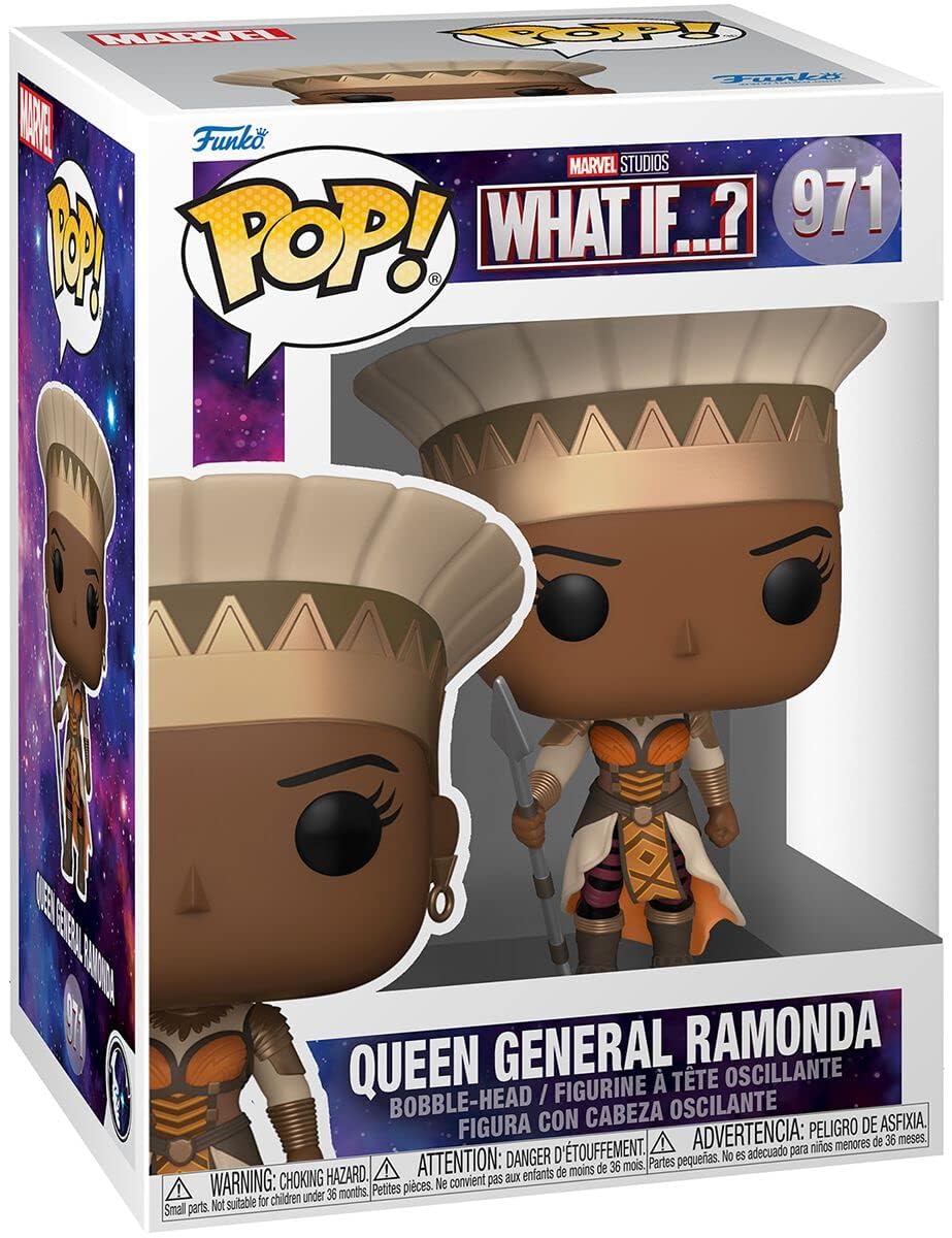 Funko POP! Marvel - What If - the Queen General Ramonda - Marvel What If - Collectable Vinyl Figure - Gift Idea - Official Merchandise - Toys for Kids & Adults - TV Fans - Model Figure for Collectors