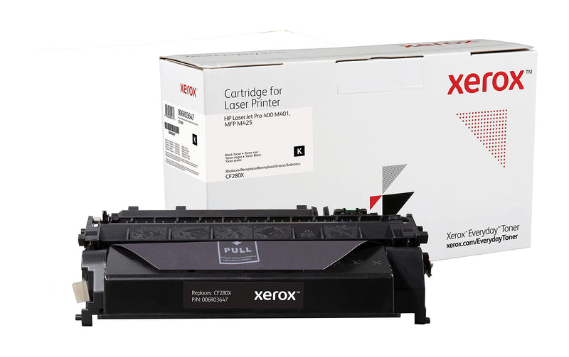 Everyday by Xerox Mono Toner compatible with HP 80X (CF280X), Extra High Capacity
