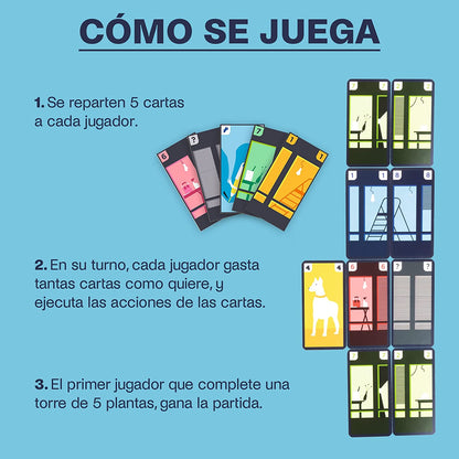 Helvetiq GOTOWN GO TOWN Card Game, Multicolour