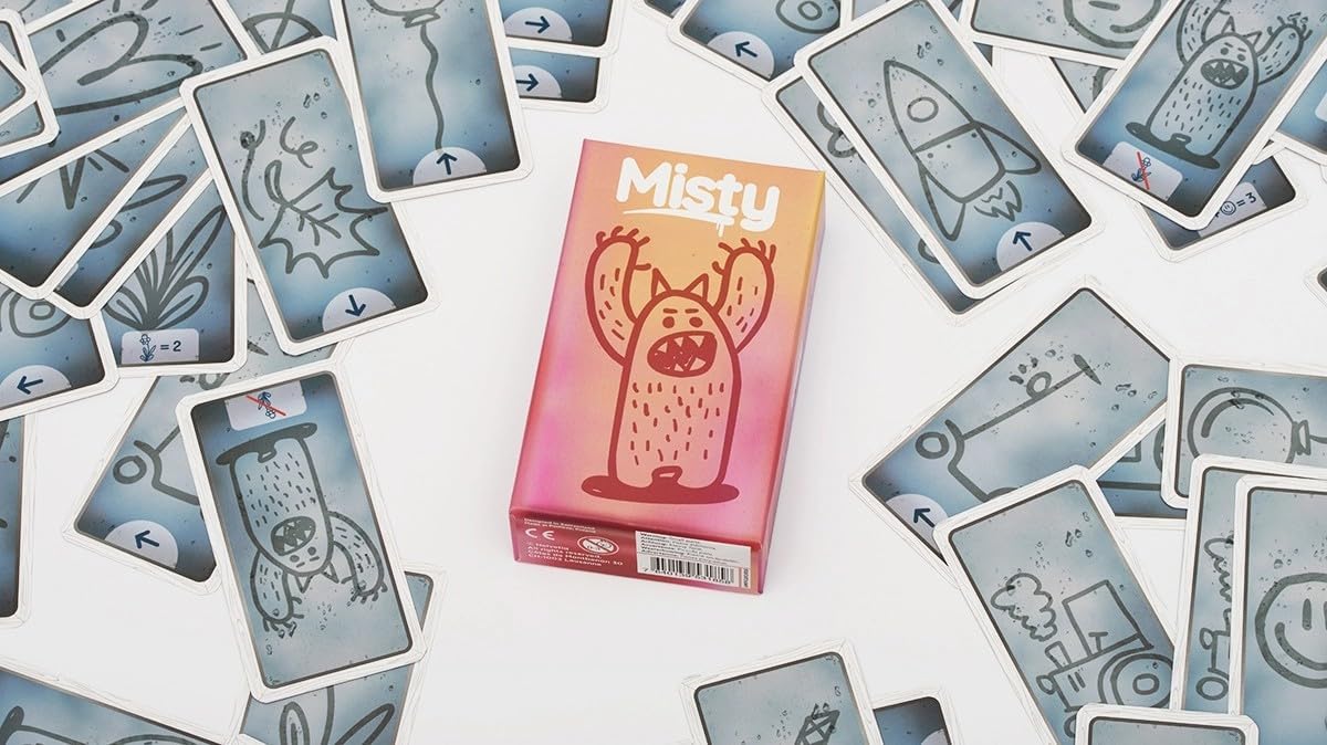 Helvetiq | Misty | Card Game | Ages 6+ | 2-4 Players | 20 Minutes Playing Time