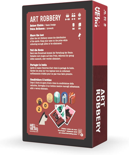 Helvetiq ART_ROB Board Game, Purple Rapina d'arte