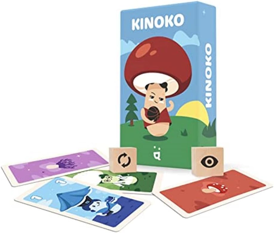 Helvetiq Verlag Kinoko | Board Game | Ages 7+ | 2-4 Players | 20 Minutes Playing Time, Multicolor (CSGKINOKO)