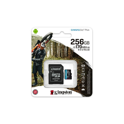 256Gb Msdxc Canvas Go Plus 170R A2 U3 V30 Card + Adapter