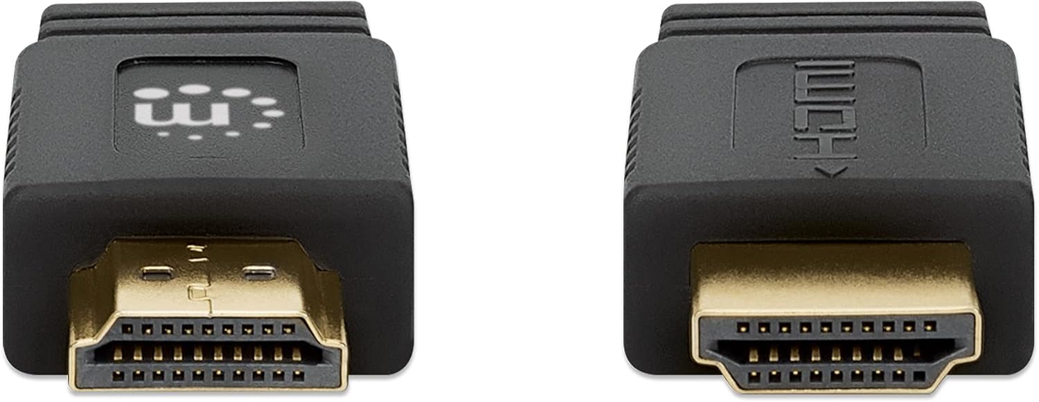 Hdmi Cable Ethern 1M 4K/60Hz -Flat Male/Male Black Poly