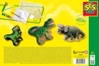 SES Creative 01403 Casting and Painting Dinosaur World Kit